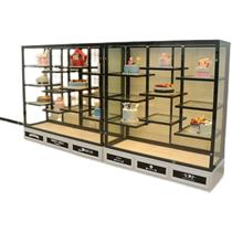 面包柜生日蛋糕模型展示柜样品柜烘焙店玻璃商用橱窗模具货架边柜